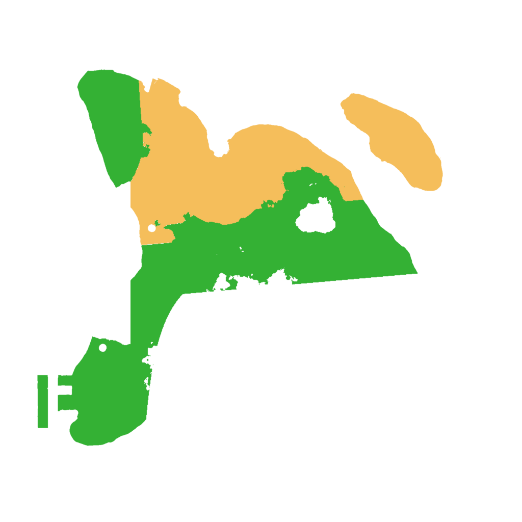 Biome Rust Map: Procedural Map, Size: 2000, Seed: 200912856