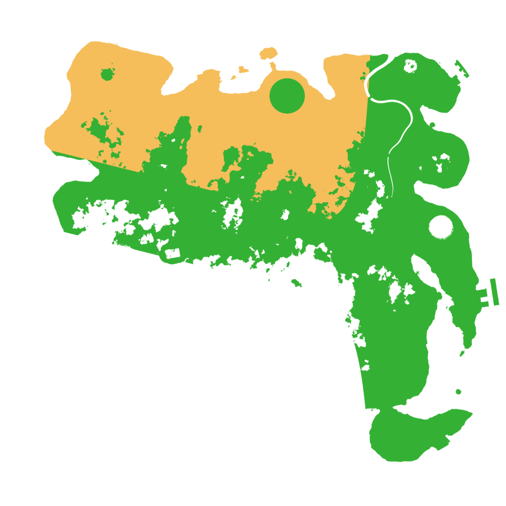 Biome Rust Map: Procedural Map, Size: 3800, Seed: 845946328