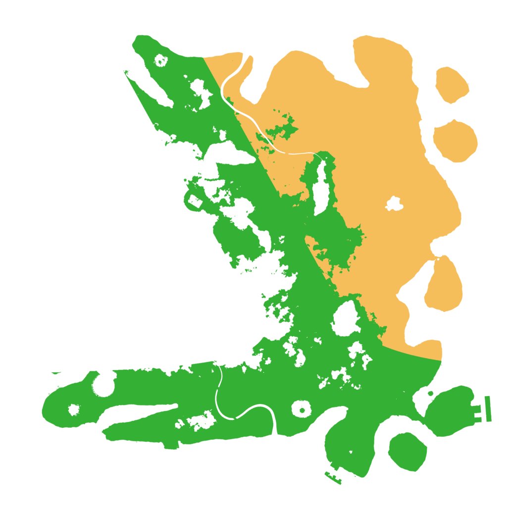 Biome Rust Map: Procedural Map, Size: 4000, Seed: 434573368