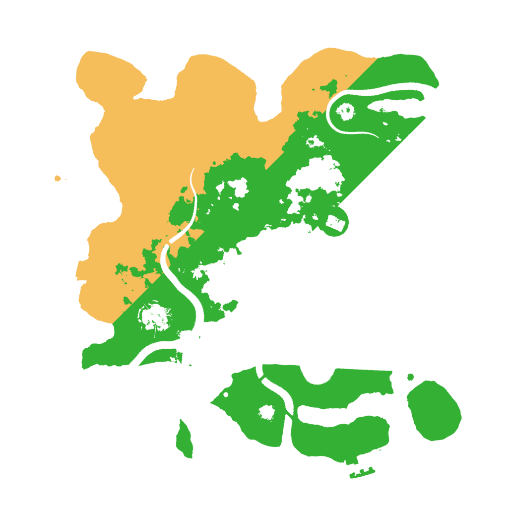 Biome Rust Map: Procedural Map, Size: 3000, Seed: 6531849