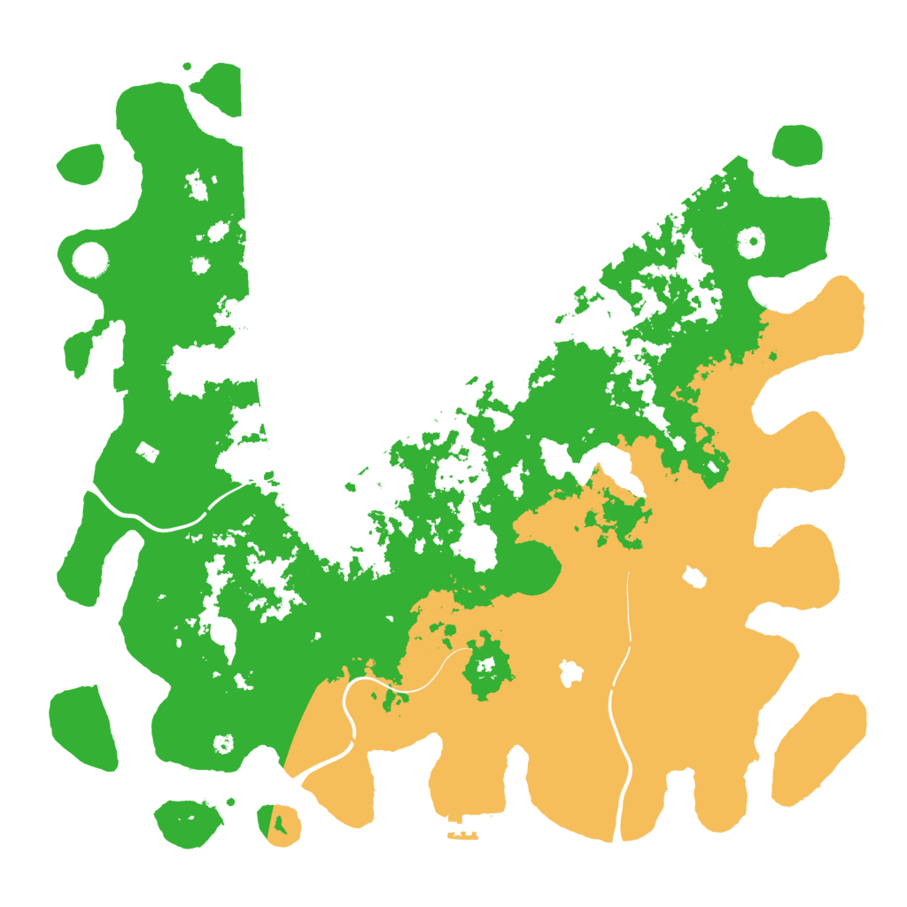 Biome Rust Map: Procedural Map, Size: 4500, Seed: 1928357