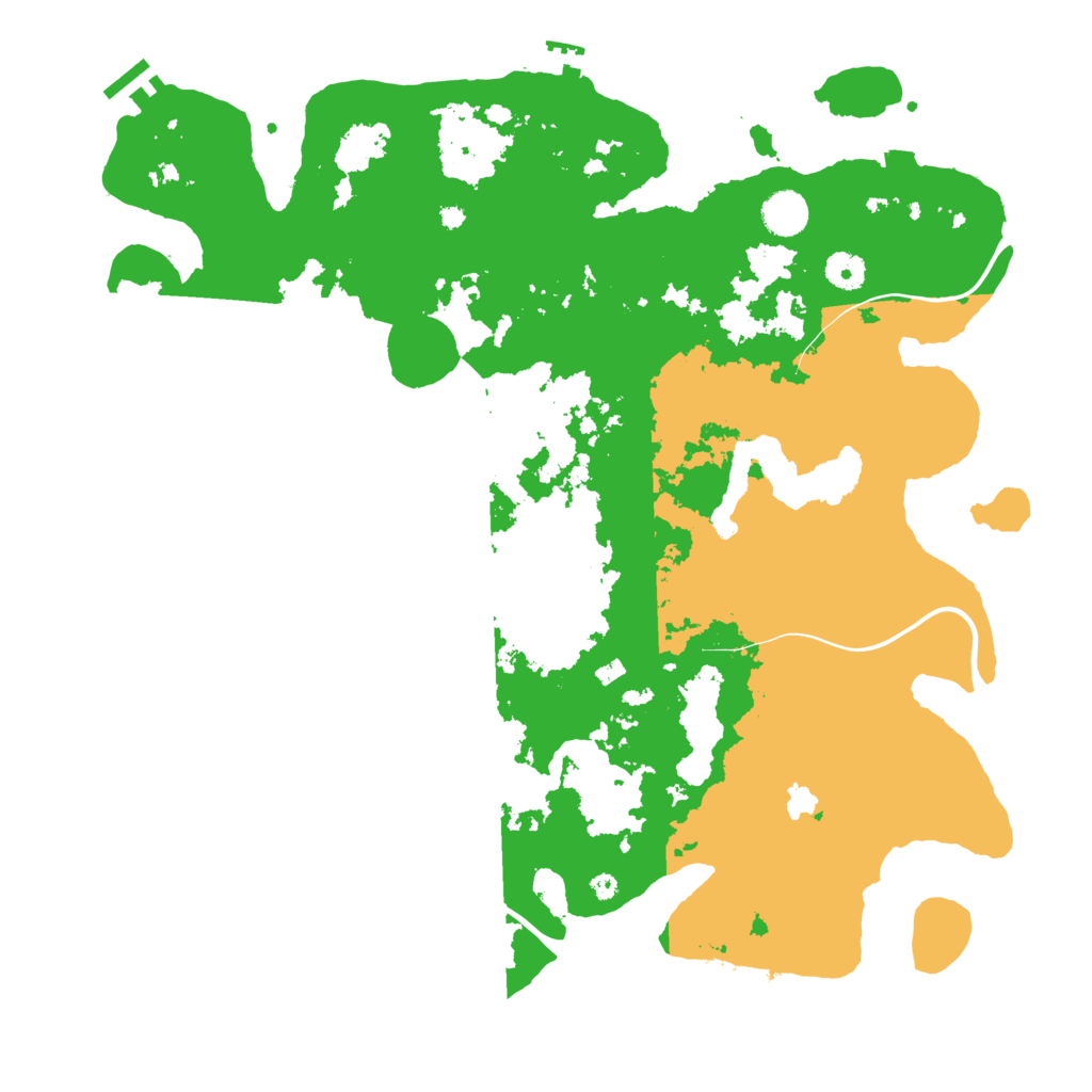 Biome Rust Map: Procedural Map, Size: 4200, Seed: 1909075143
