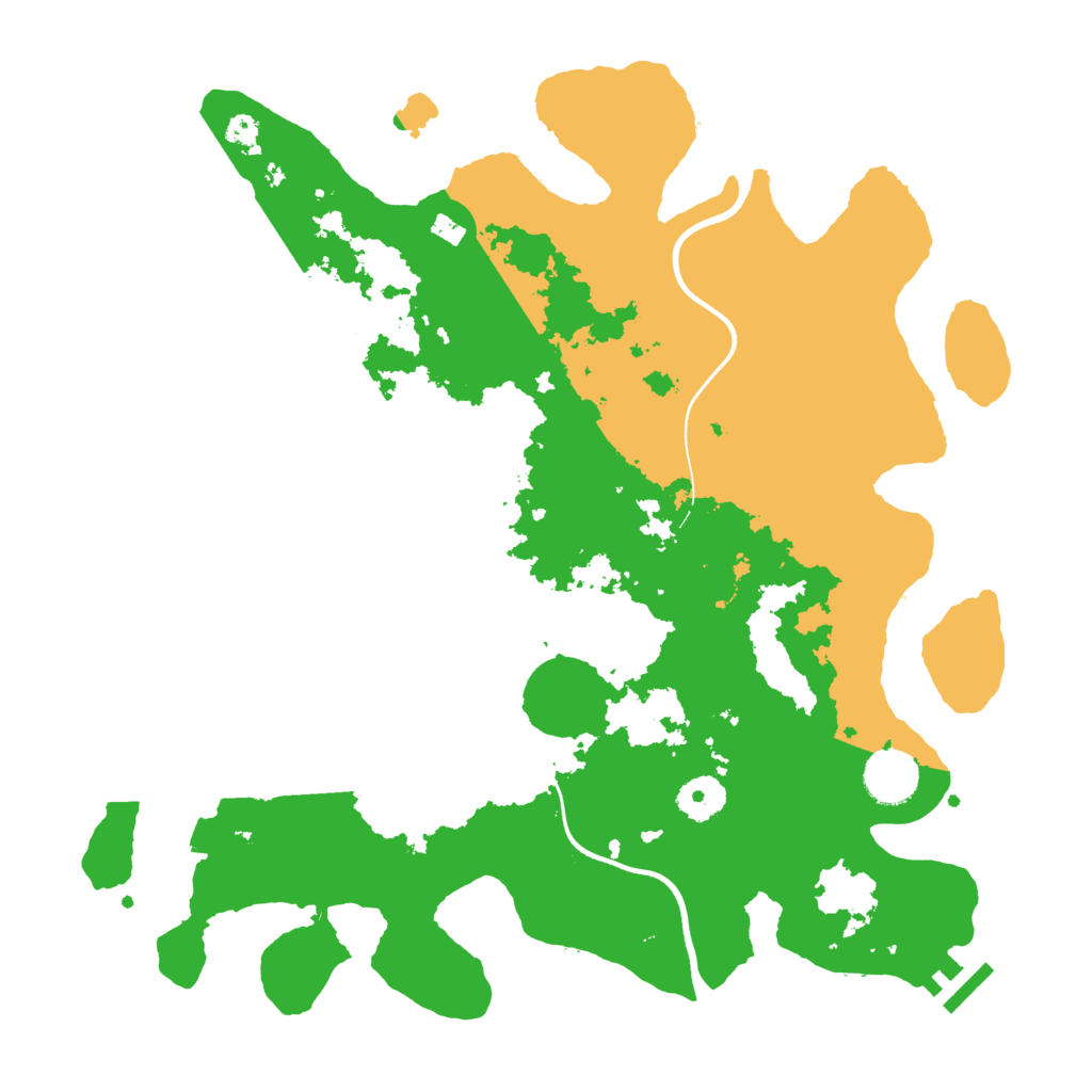Biome Rust Map: Procedural Map, Size: 3600, Seed: 5060