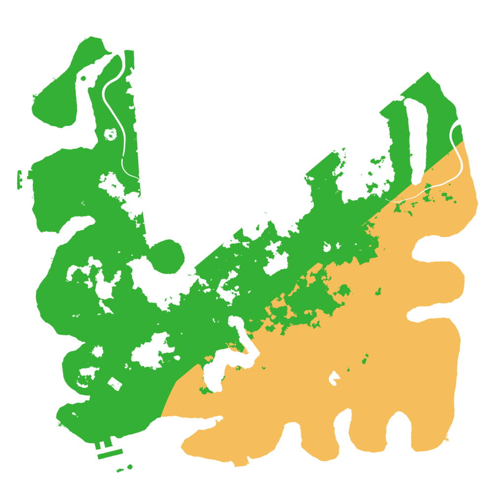 Biome Rust Map: Procedural Map, Size: 4000, Seed: 92614437