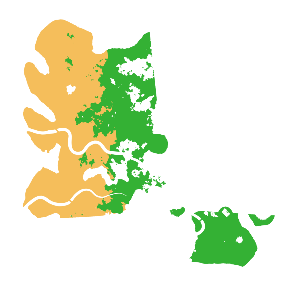 Biome Rust Map: Procedural Map, Size: 4000, Seed: 1400575501