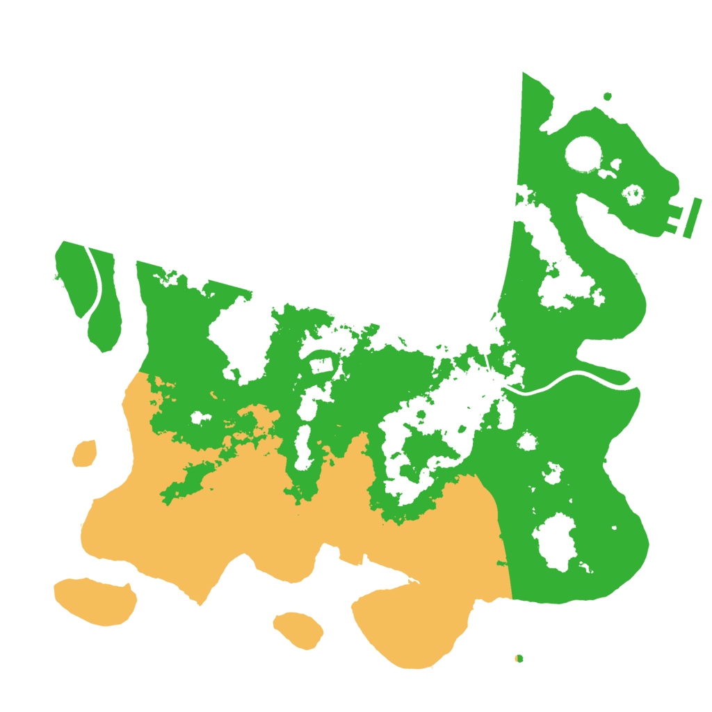 Biome Rust Map: Procedural Map, Size: 3500, Seed: 1857904683
