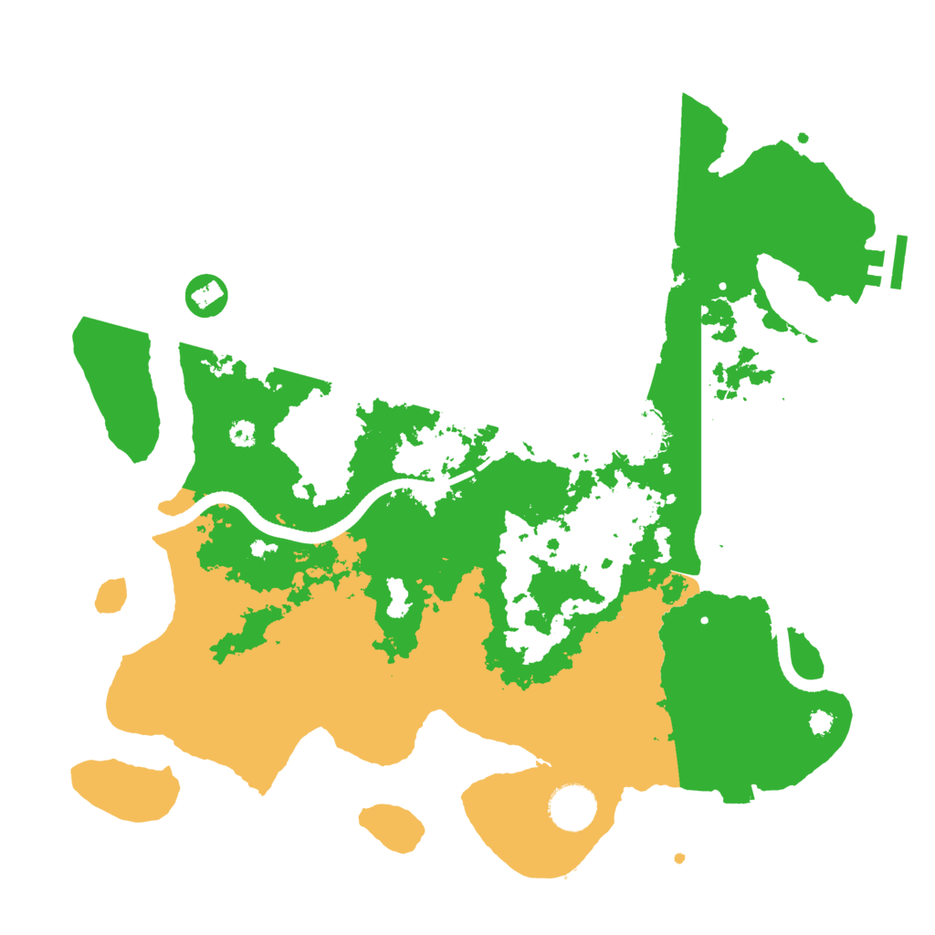 Biome Rust Map: Procedural Map, Size: 3500, Seed: 1857904683