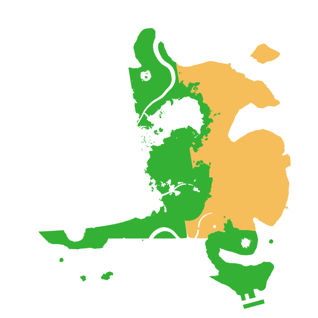Biome Rust Map: Procedural Map, Size: 3000, Seed: 873638232