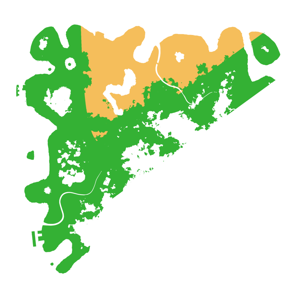 Biome Rust Map: Procedural Map, Size: 4000, Seed: 96069