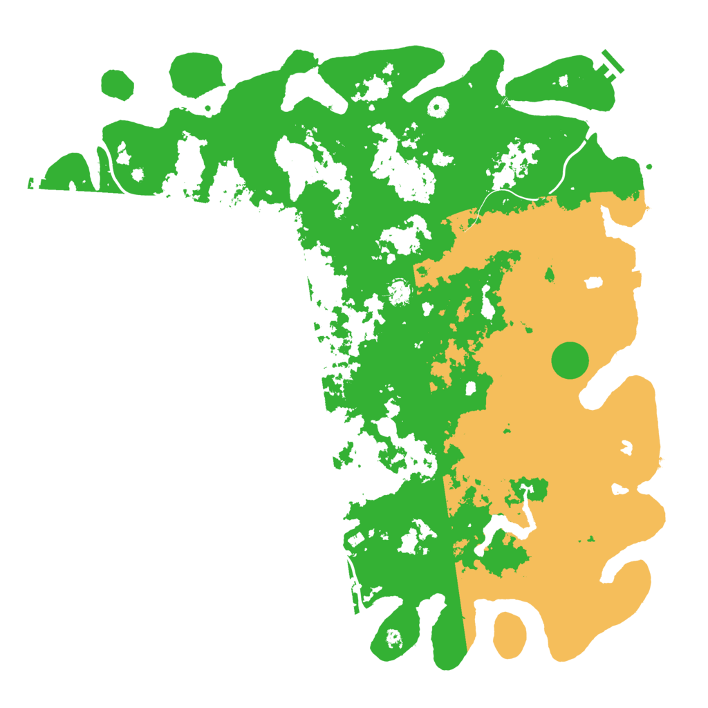 Biome Rust Map: Procedural Map, Size: 5000, Seed: 1150446663