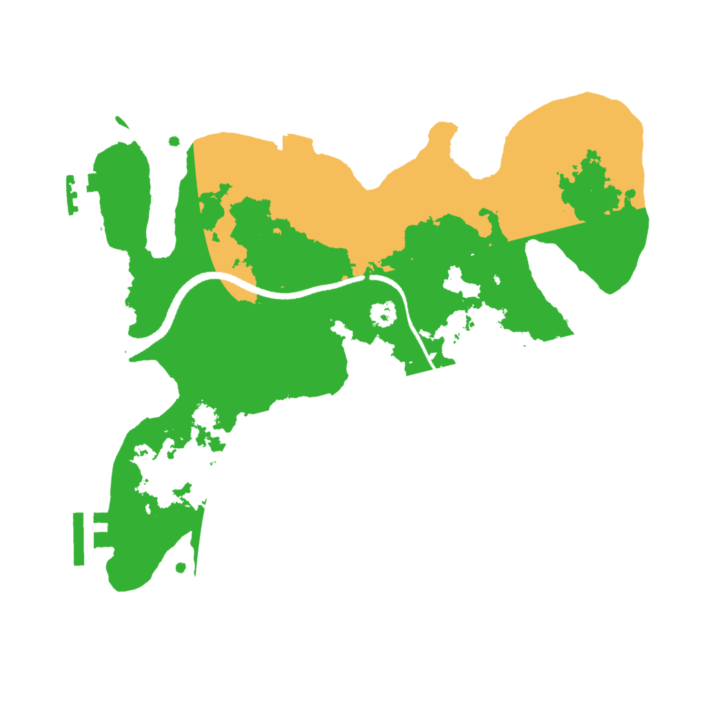Biome Rust Map: Procedural Map, Size: 2700, Seed: 588707214