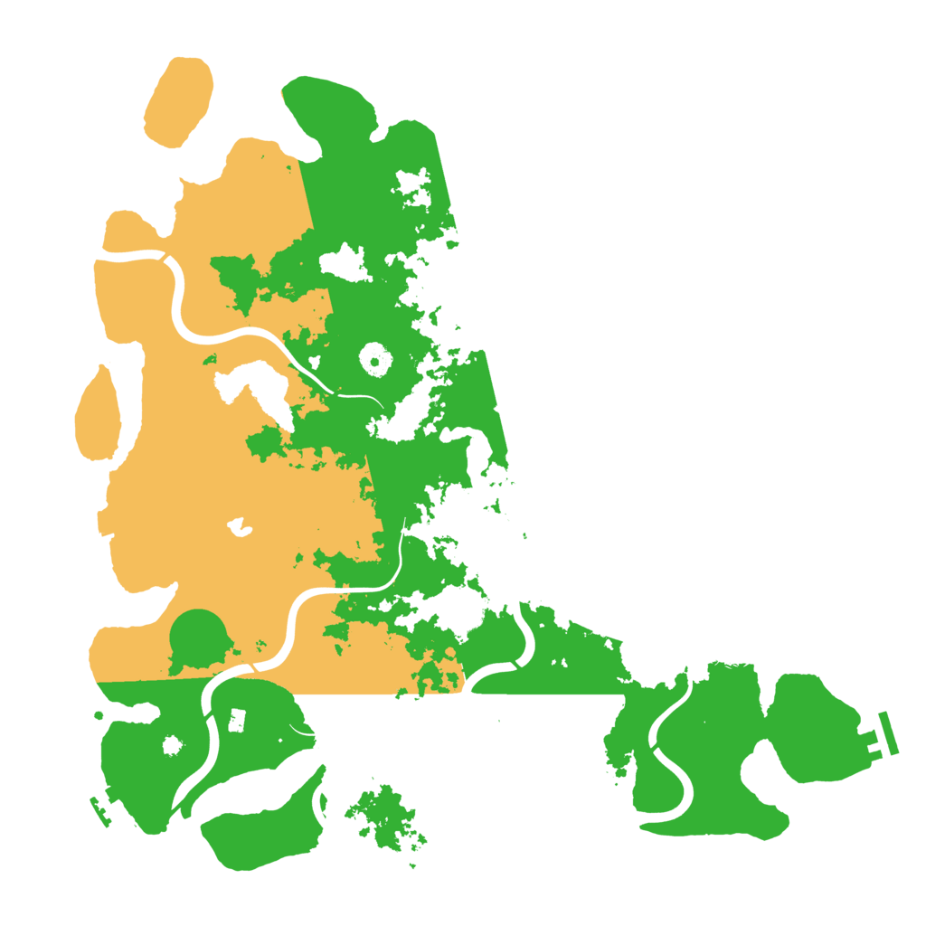 Biome Rust Map: Procedural Map, Size: 4250, Seed: 799521392