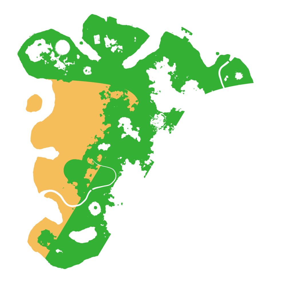 Biome Rust Map: Procedural Map, Size: 3500, Seed: 2102112