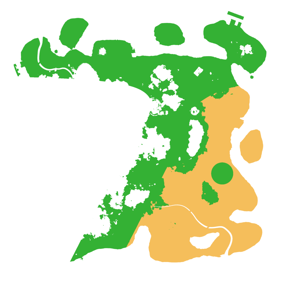 Biome Rust Map: Procedural Map, Size: 3500, Seed: 1723952377