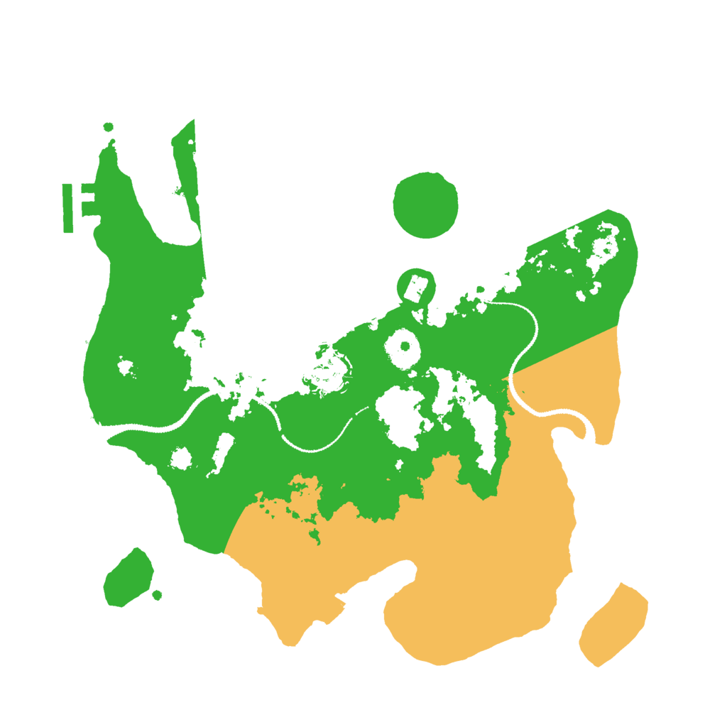 Biome Rust Map: Procedural Map, Size: 3000, Seed: 1147663409
