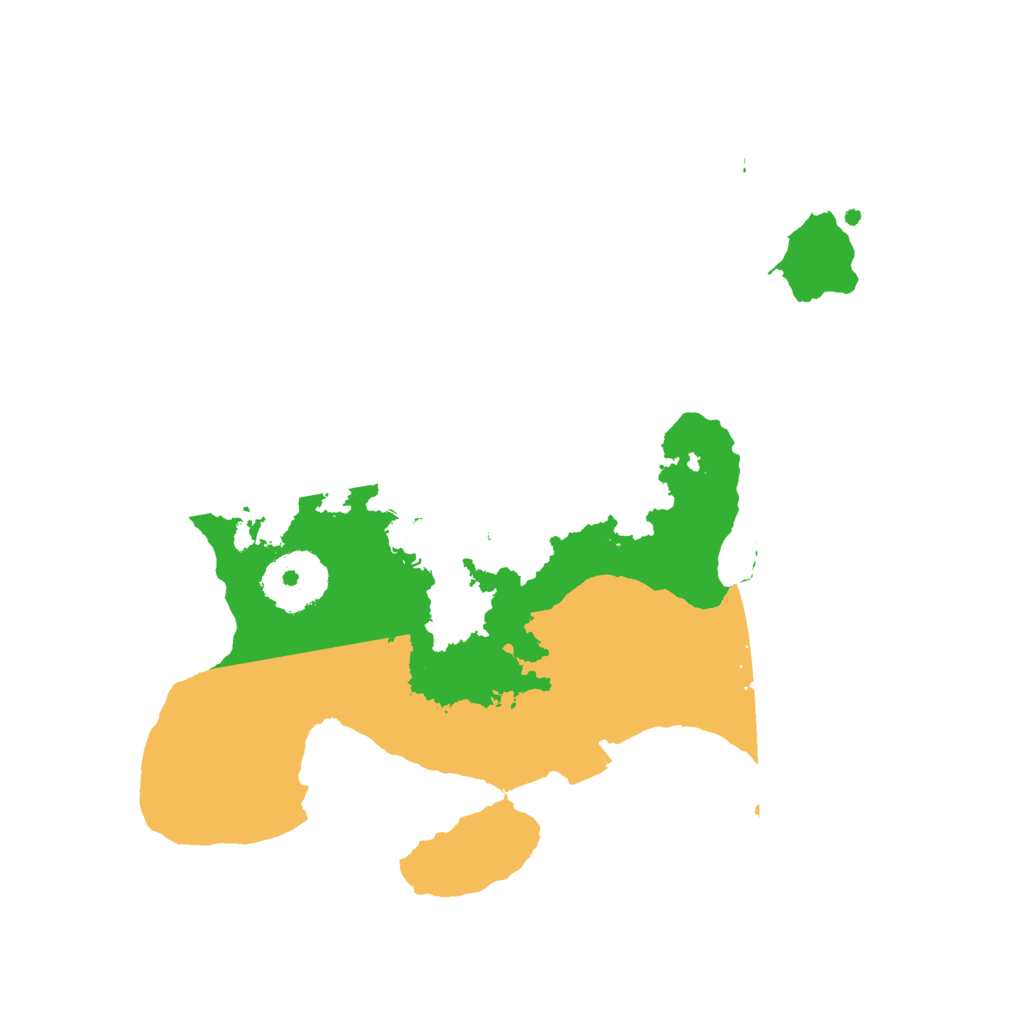 Biome Rust Map: Procedural Map, Size: 2500, Seed: 99000