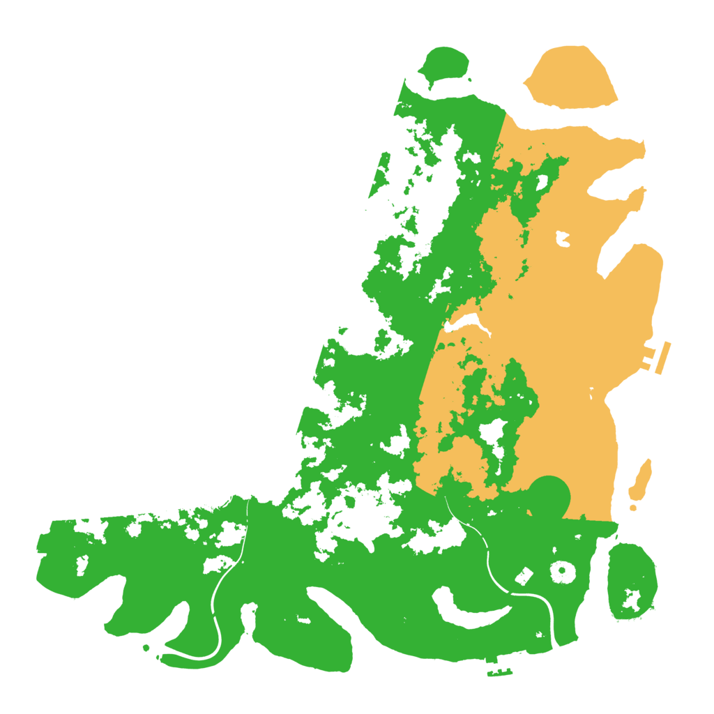Biome Rust Map: Procedural Map, Size: 4333, Seed: 20032025