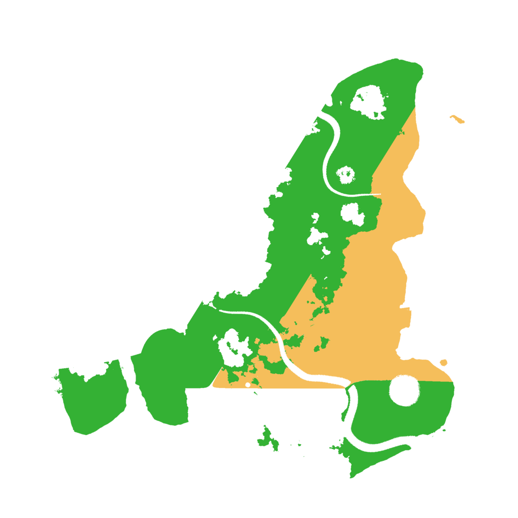 Biome Rust Map: Procedural Map, Size: 3000, Seed: 1104187562