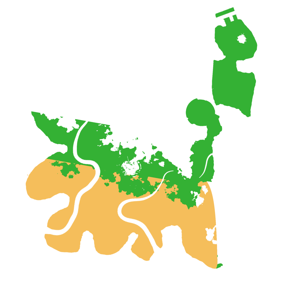 Biome Rust Map: Procedural Map, Size: 3000, Seed: 2003490340