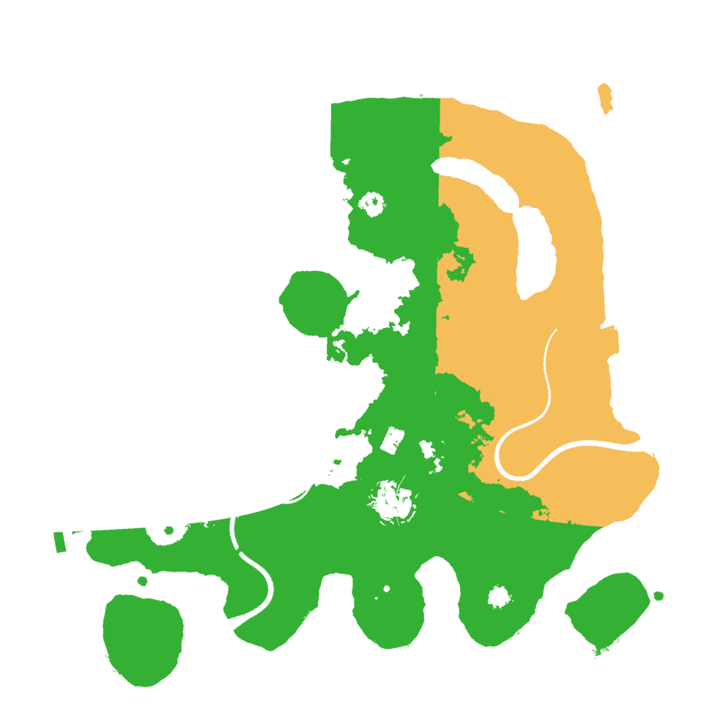 Biome Rust Map: Procedural Map, Size: 3000, Seed: 690417204