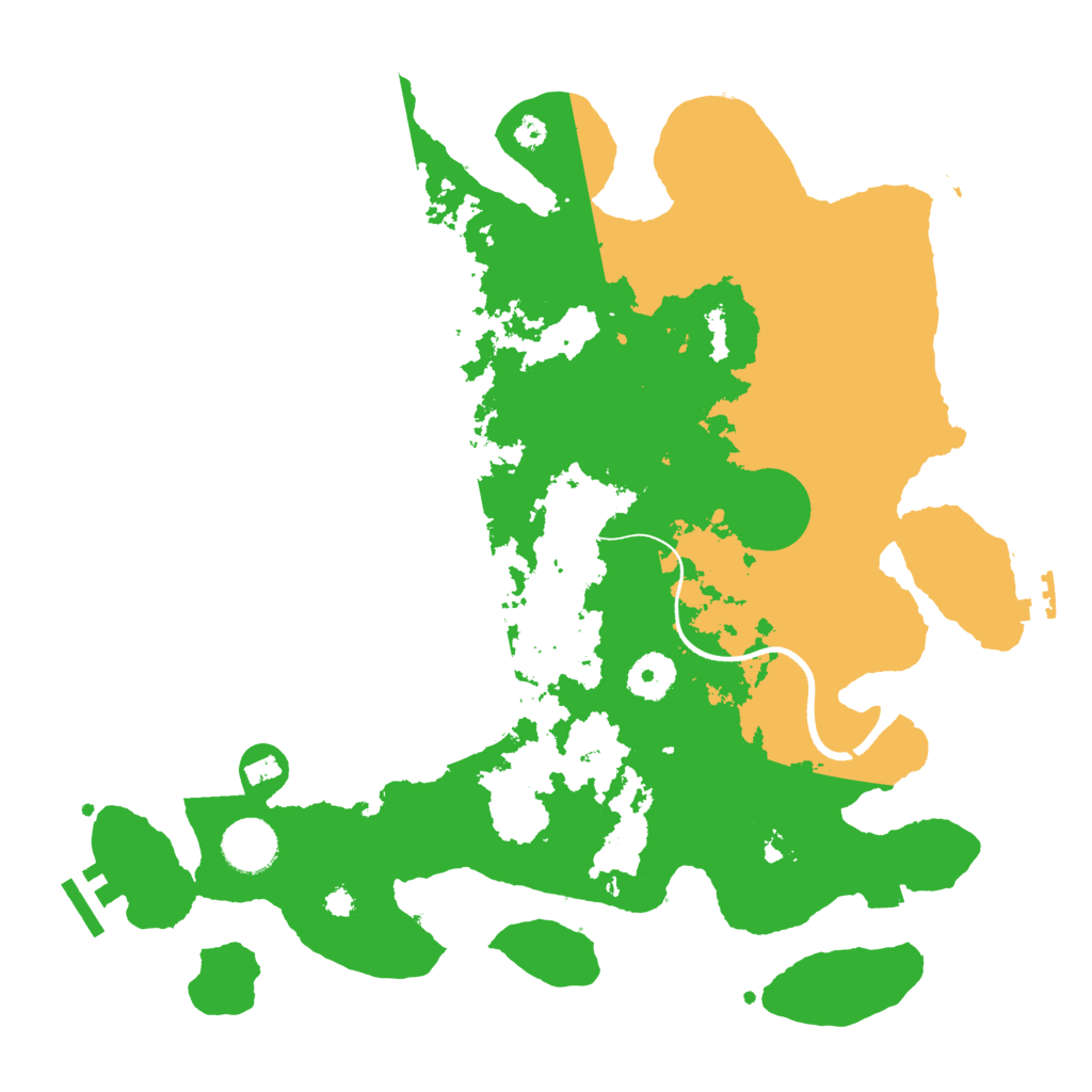 Biome Rust Map: Procedural Map, Size: 3500, Seed: 745721108