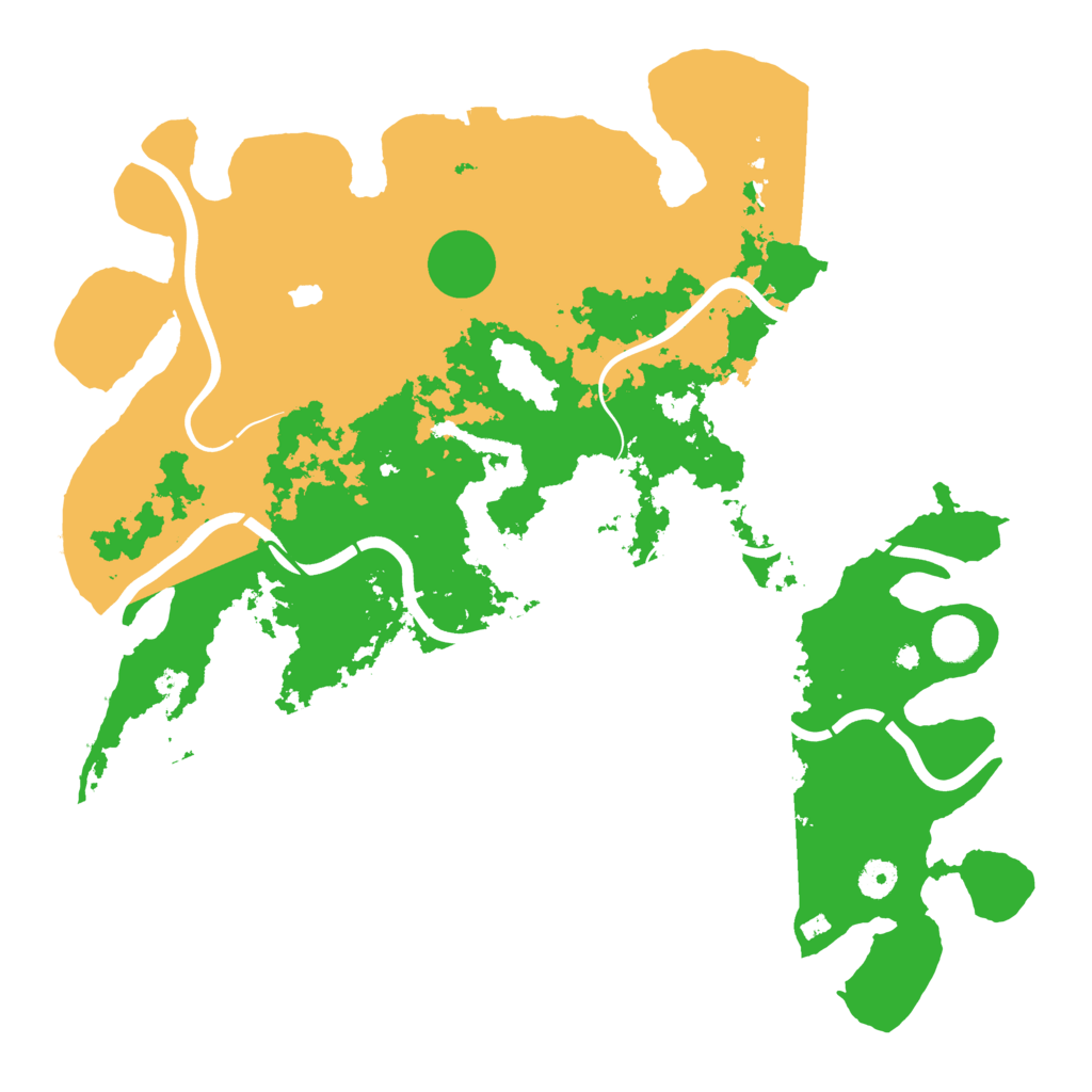 Biome Rust Map: Procedural Map, Size: 4250, Seed: 1894764505