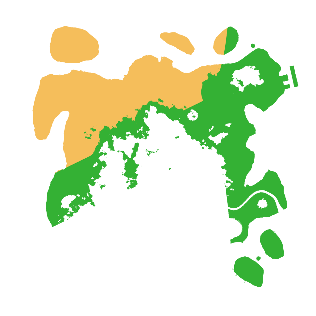 Biome Rust Map: Procedural Map, Size: 3000, Seed: 1350923506