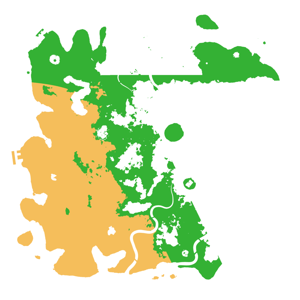 Biome Rust Map: Procedural Map, Size: 4500, Seed: 429042198