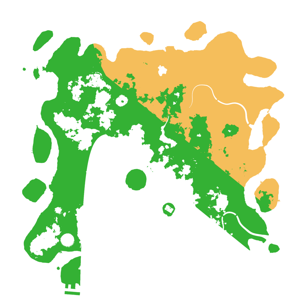 Biome Rust Map: Procedural Map, Size: 4000, Seed: 1040253641