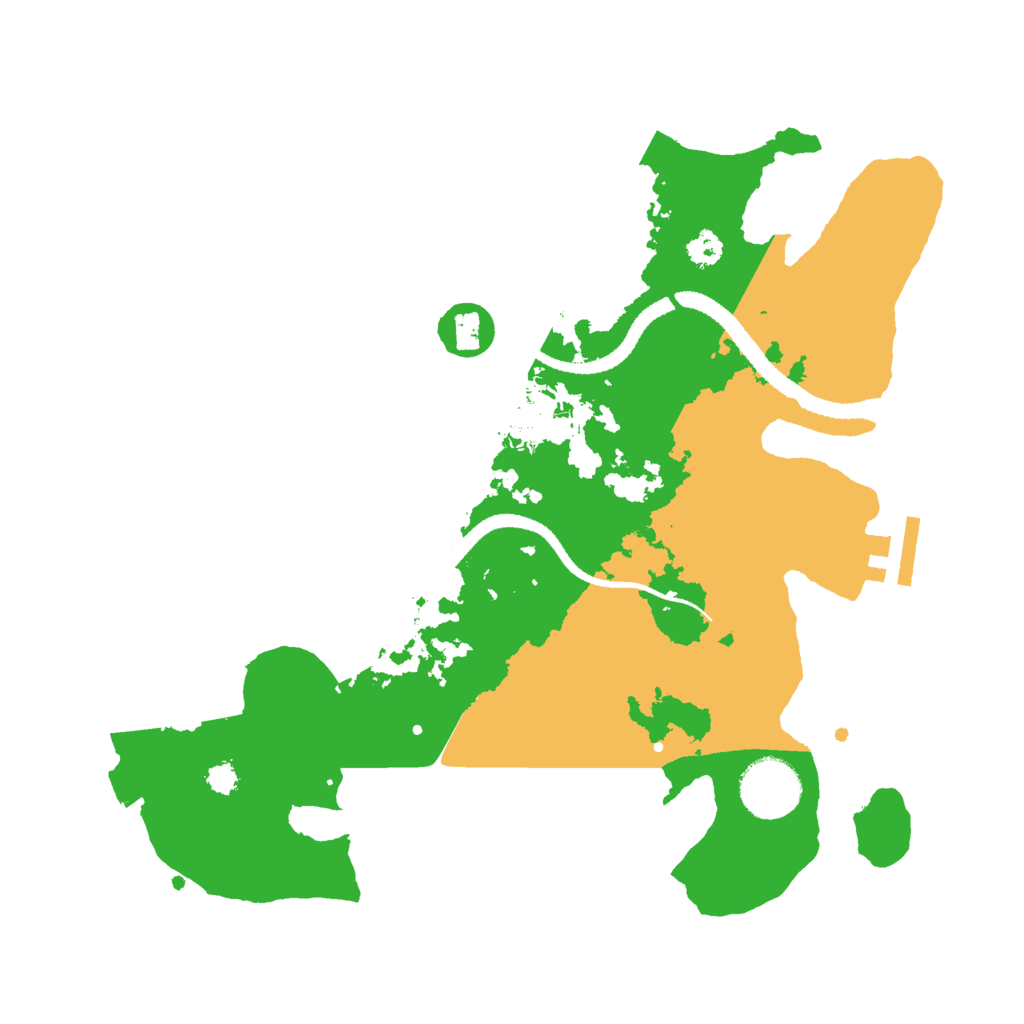Biome Rust Map: Procedural Map, Size: 3000, Seed: 1998095321