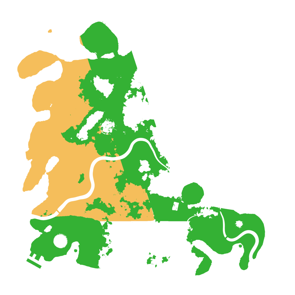 Biome Rust Map: Procedural Map, Size: 3750, Seed: 130453