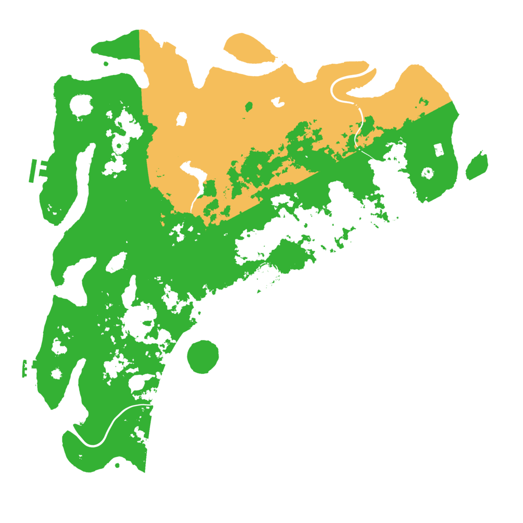 Biome Rust Map: Procedural Map, Size: 4500, Seed: 899948487