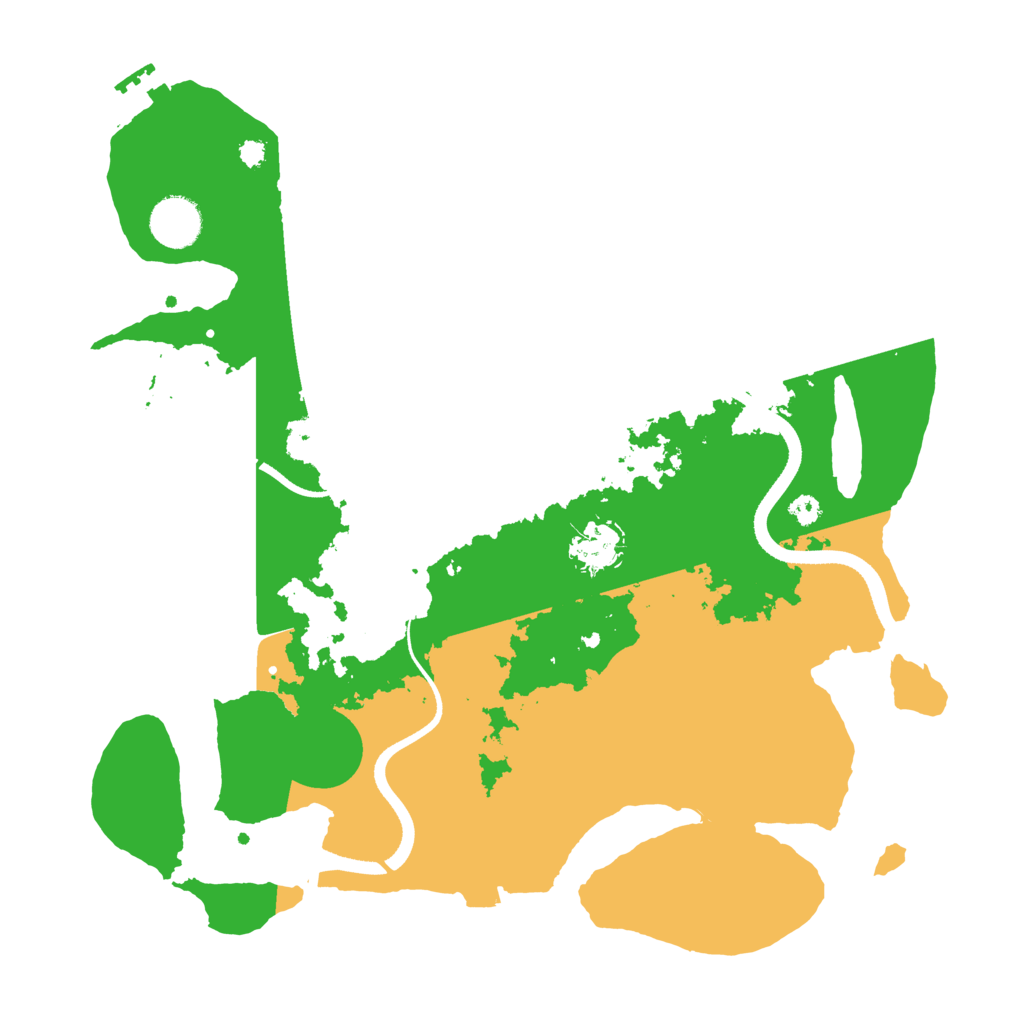 Biome Rust Map: Procedural Map, Size: 3500, Seed: 1354326352