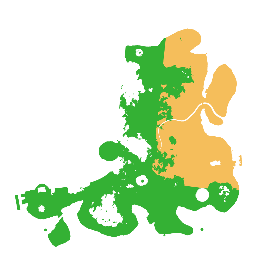 Biome Rust Map: Procedural Map, Size: 3500, Seed: 1658078111