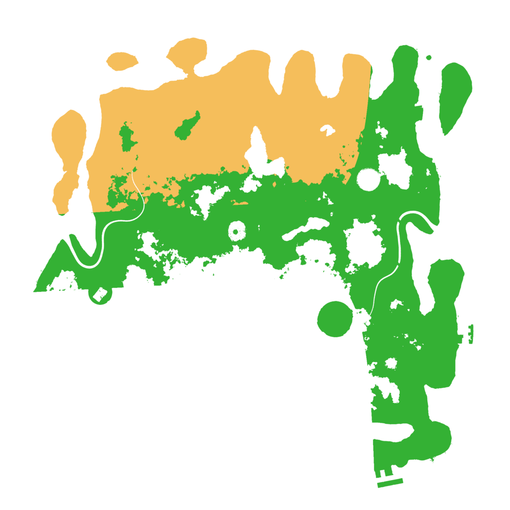 Biome Rust Map: Procedural Map, Size: 4000, Seed: 942891010