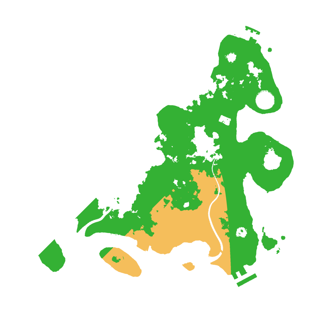 Biome Rust Map: Procedural Map, Size: 3000, Seed: 1510031815