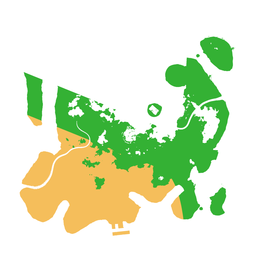 Biome Rust Map: Procedural Map, Size: 3000, Seed: 79893408