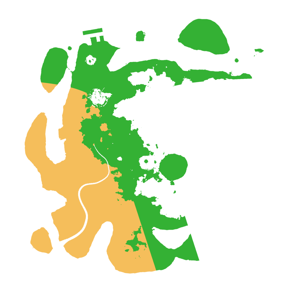 Biome Rust Map: Procedural Map, Size: 3000, Seed: 1157852114
