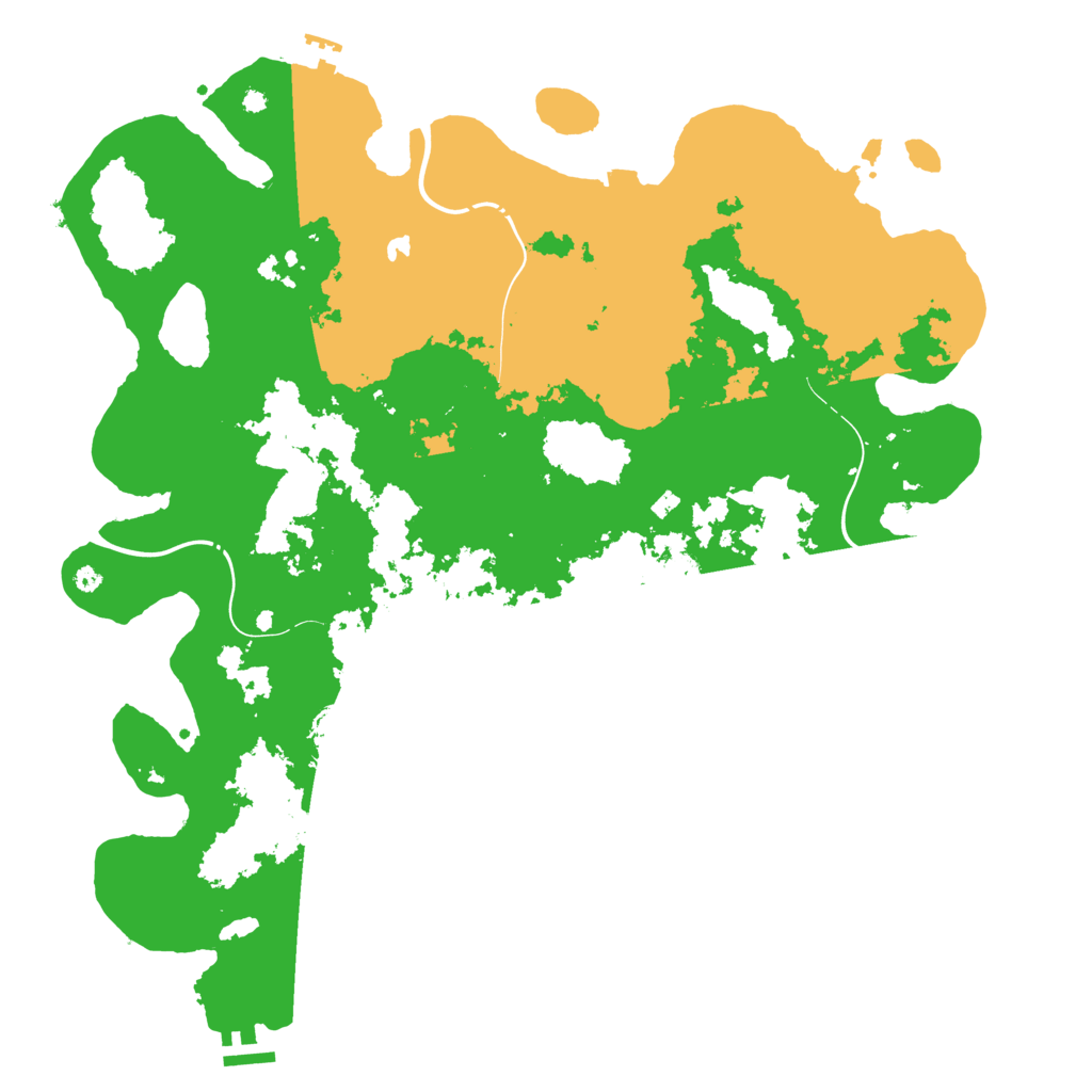 Biome Rust Map: Procedural Map, Size: 4250, Seed: 15877