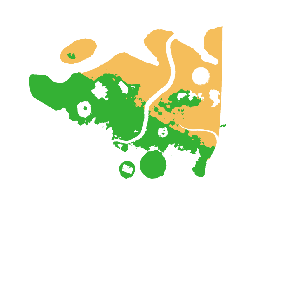 Biome Rust Map: Procedural Map, Size: 3000, Seed: 87871117