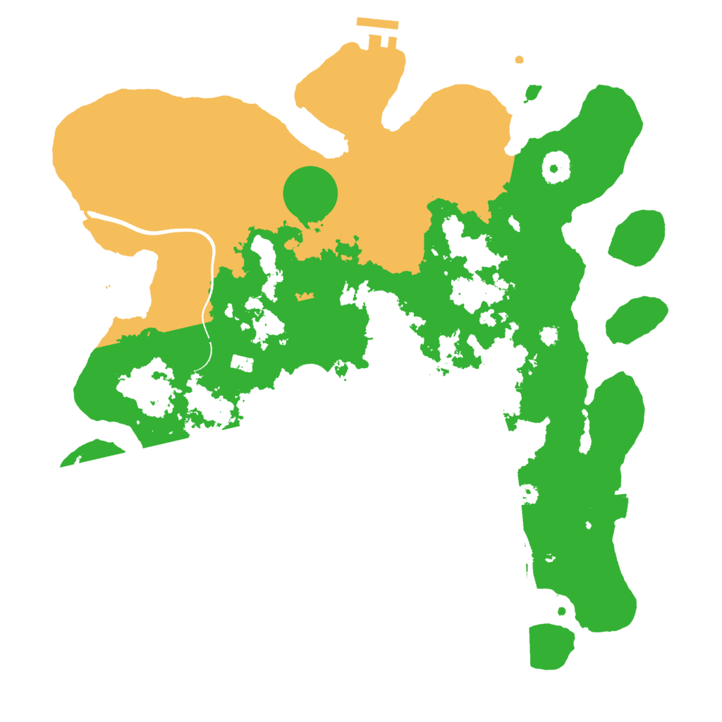 Biome Rust Map: Procedural Map, Size: 3500, Seed: 1548557174