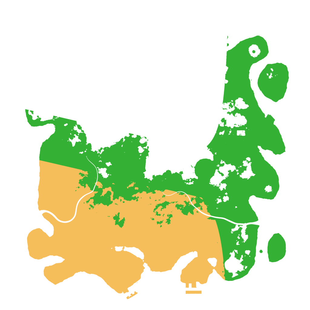 Biome Rust Map: Procedural Map, Size: 3950, Seed: 3202025