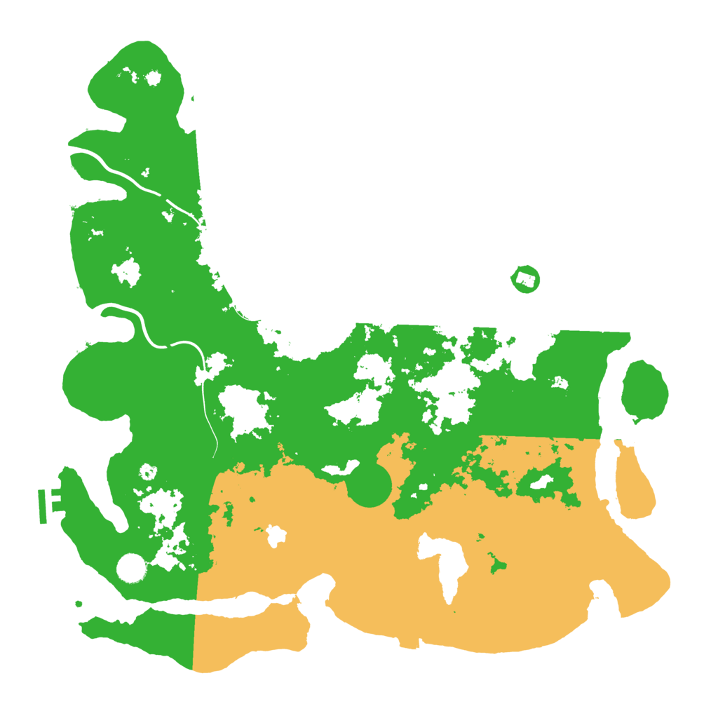 Biome Rust Map: Procedural Map, Size: 4250, Seed: 24551