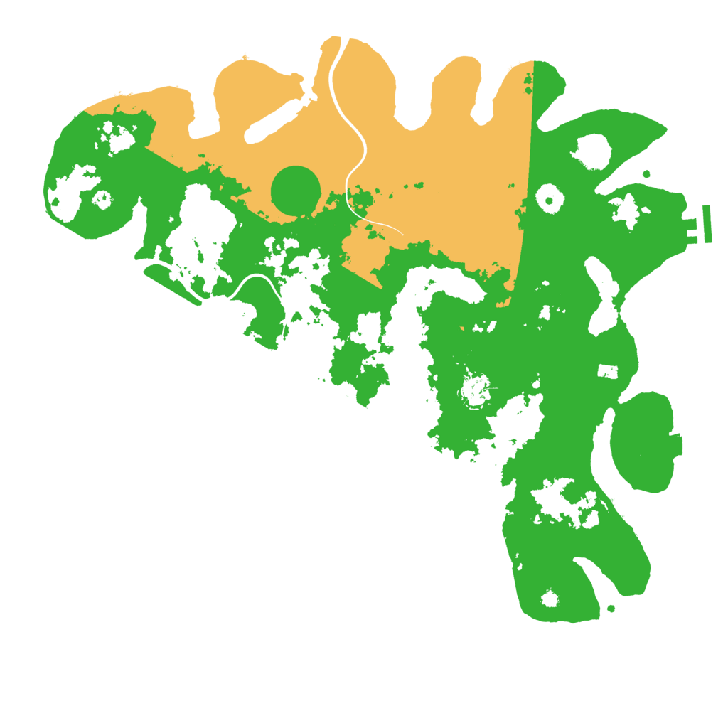 Biome Rust Map: Procedural Map, Size: 3900, Seed: 1369827122