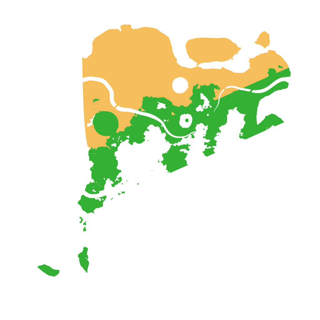 Biome Rust Map: Procedural Map, Size: 3500, Seed: 564457720