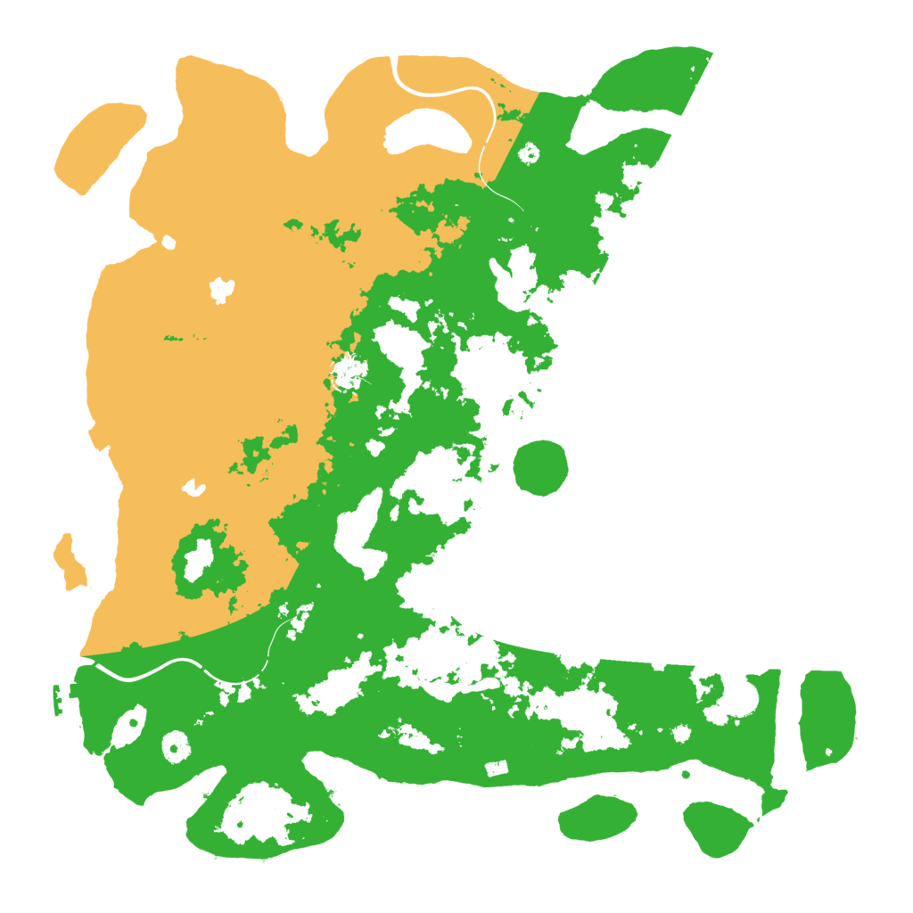Biome Rust Map: Procedural Map, Size: 4500, Seed: 1796476110