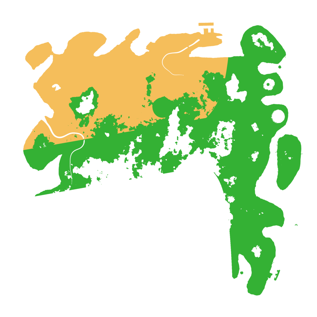 Biome Rust Map: Procedural Map, Size: 4250, Seed: 962086
