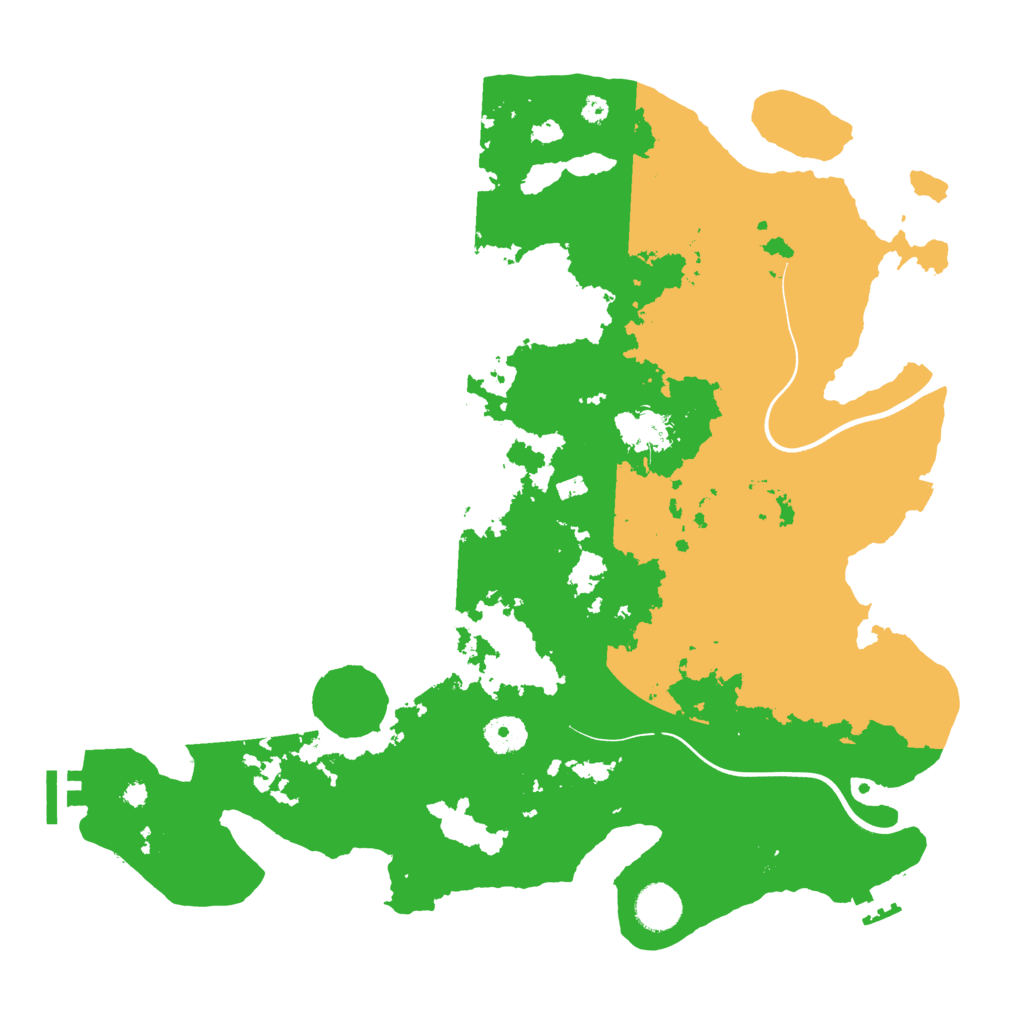 Biome Rust Map: Procedural Map, Size: 3850, Seed: 353923089
