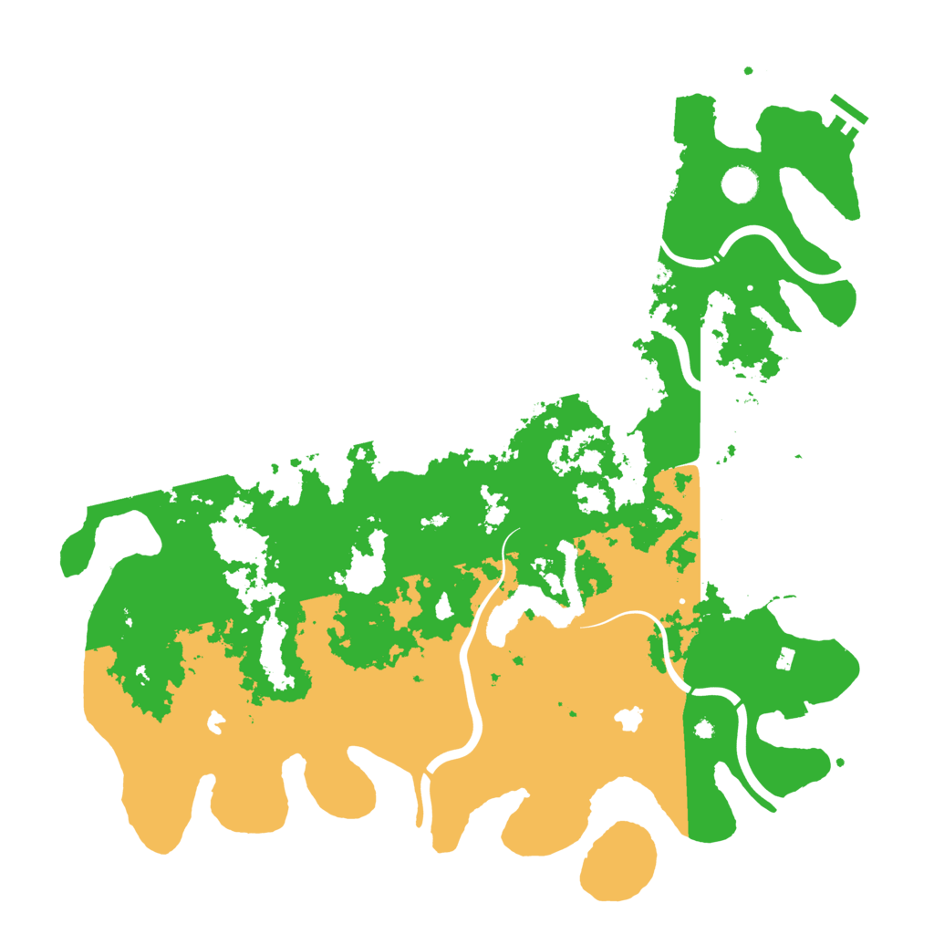 Biome Rust Map: Procedural Map, Size: 4500, Seed: 159704374