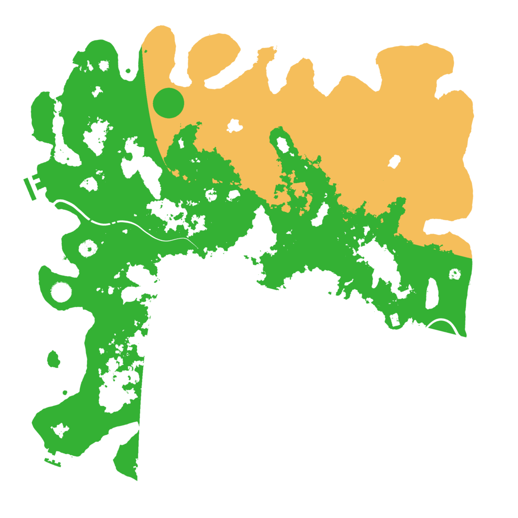 Biome Rust Map: Procedural Map, Size: 4500, Seed: 39594149